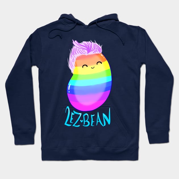 Lez Bean Hoodie by Toni Tees